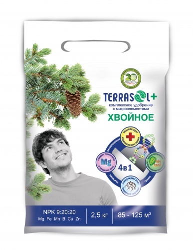 Terrasol (террасол) для  хвойников 2,5 кг