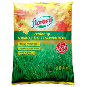 Флоровит осенние удобрение для газонов гранулированное, 10кг