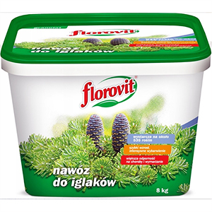 Флоровит гранулированный для туи и хвойных растений, 8 кг