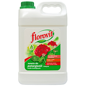 Флоровит жидкое удобрение для пеларгонии и других балконных растений, 3 литра