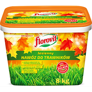 Флоровит осенние удобрение для газонов гранулированное, 8кг