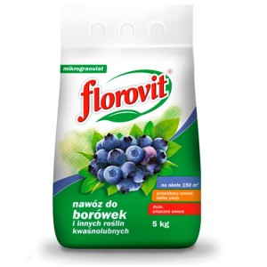 Флоровит удобрение для голубики, брусники, черники, клюквы и других кислотолюбивых раст., 5кг