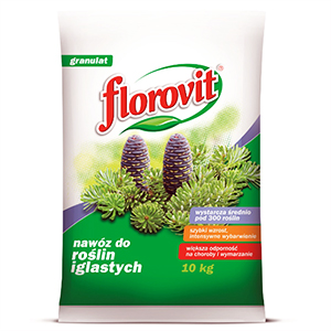 Флоровит гранулированный для туи и хвойных растений, 10 кг