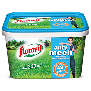 Florovit удобрение для газонов антимох, 4 кг