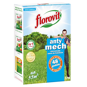 Флоровит антимох гранулированный для газонов, 1 кг