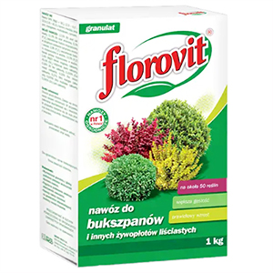 Флоровит для самшита, изгородей и других лиственный пород, 1кг