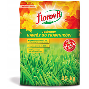 Флоровит гранулированное для газонов осенние удобрение, 25 кг