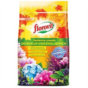 Флоровит осеннее удобрение для кислотолюбных растений, 3 кг