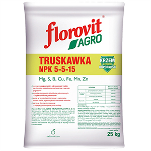 Флоровит Agro NPK 5-5-15 для клубники и земляники, 25 кг
