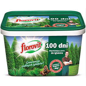 Флоровит длительного действия для хвойных растений 100 дней 4 кг
