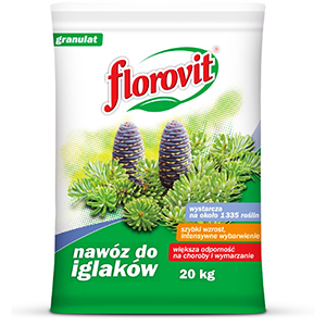 Флоровит гранулированный для туи и хвойных растений, 20 кг