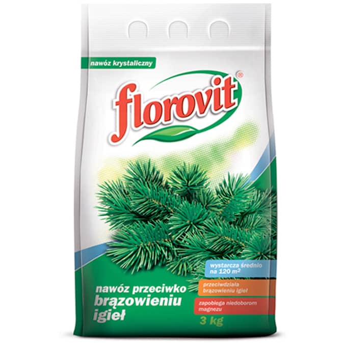 Флоровит удобрение против побурения хвои, 3кг