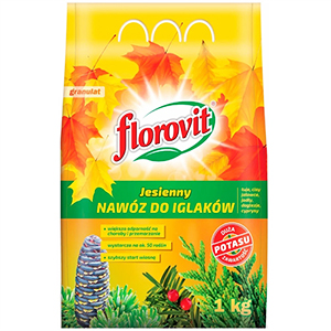 Флоровит гранулированное удобрение для хвойных на осень, 1 кг (пакет)